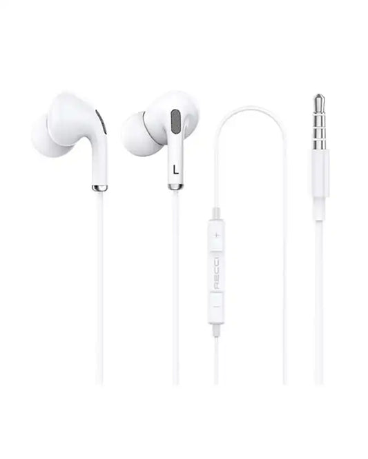 Recci In-ear Wired Earphone REP-L16 - White