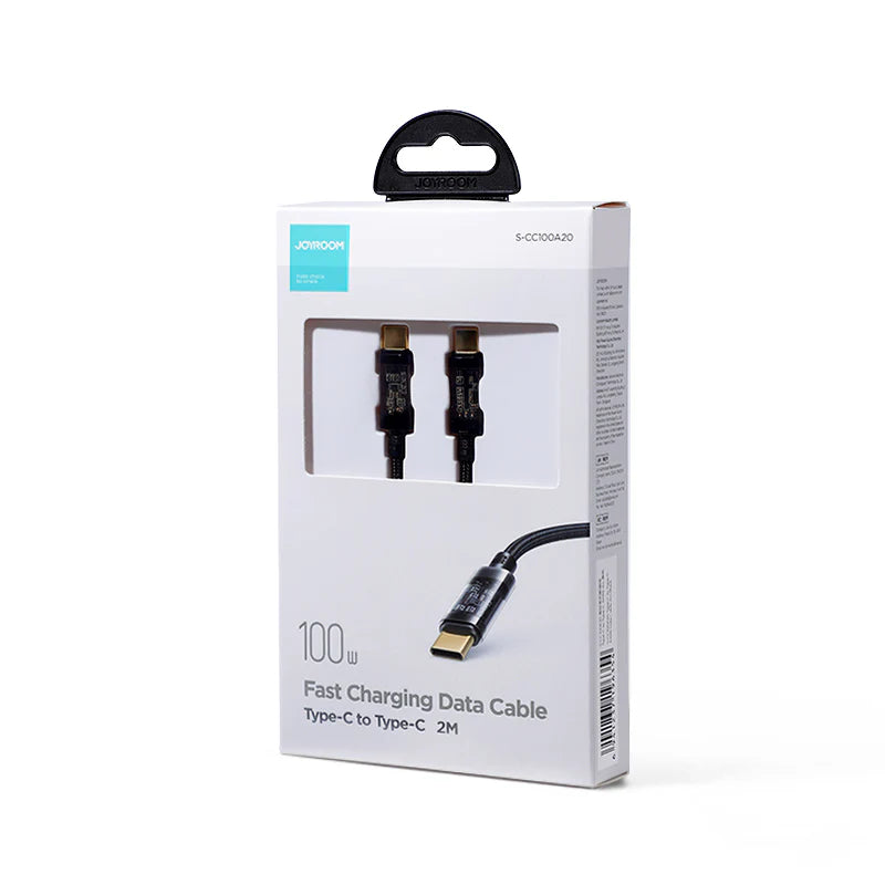 Joyroom S-CC100A12 100W Type-C to Type-C Cable 1.2m - Black