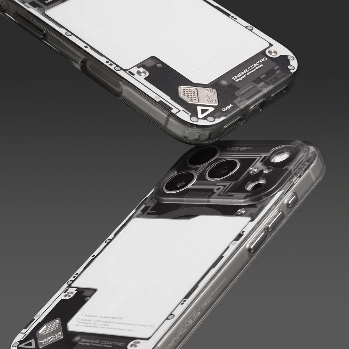 WAKCAS Black See-Through Matte MagSafe iPhone Case for iPhone 17 Pro Max - Matte Black See-Through