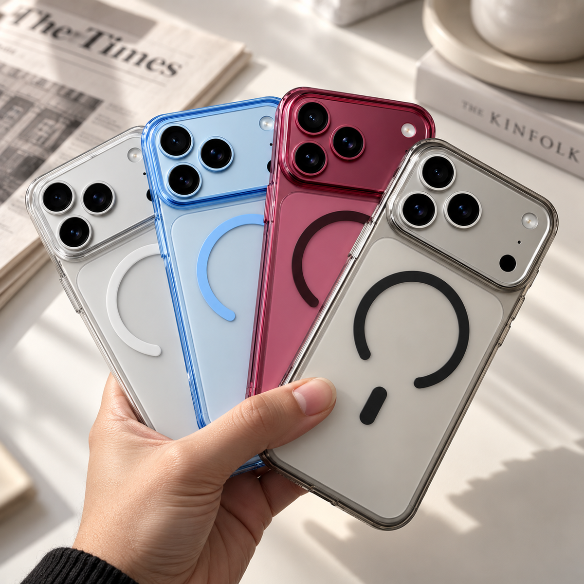 HDCI Acrylic Clear Case with MagSafe for iPhone 17/18 Pro Max