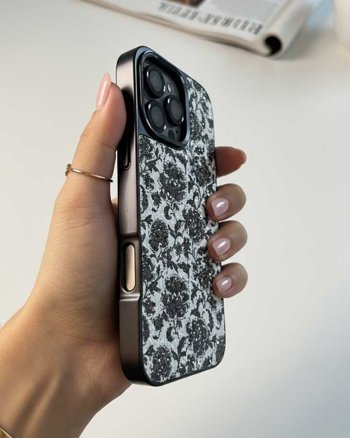 Puloka Resplendent Series Case for iPhone 16 Pro Max - Floral Texture