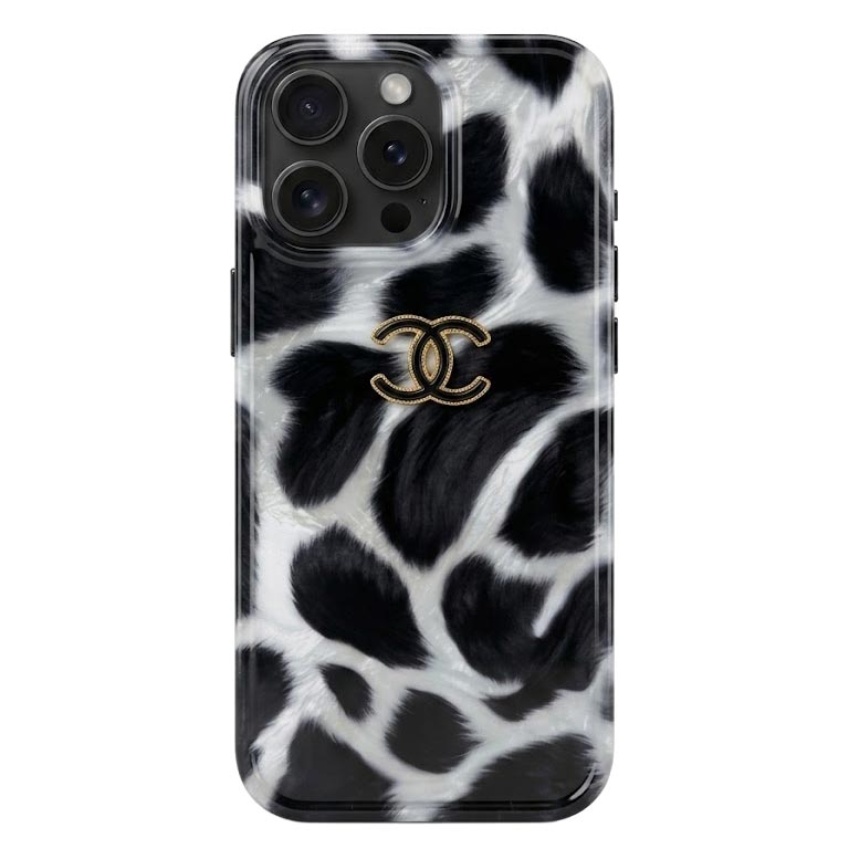 Glossy luxury TecHub designer case for iPhone 16 Pro Max, showcasing a sleek, high-quality protective cover with a glossy finish.