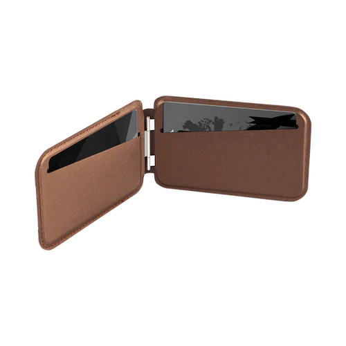 Momax 1-Wallet | Magnetic Card Holder With Stand - Sandstone