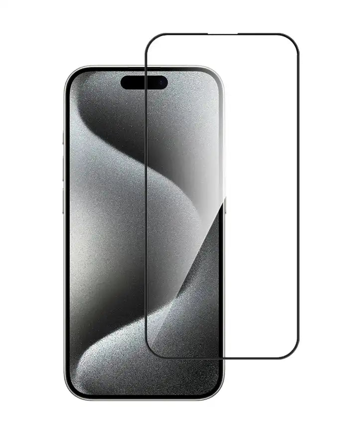 Mocoll 2.5D Double Reinforced HD Full Cover Tempered Glass Screen Protector For iPhone 16 Pro Max