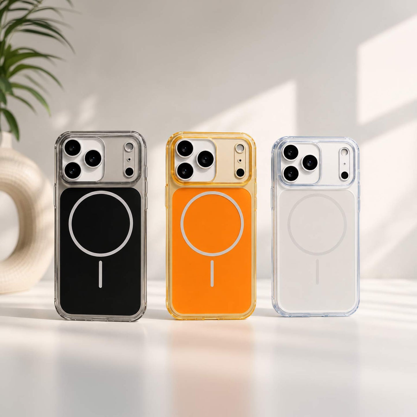FD Acrylic Clear Bumper Case iPhone 17 Pro Max