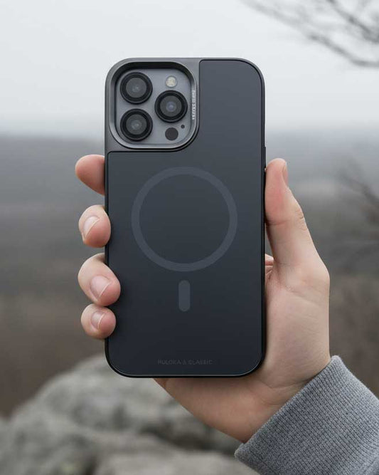 Puloka & Classic Luxury MagSafe Case for iPhone 16 Pro Max - Midnight