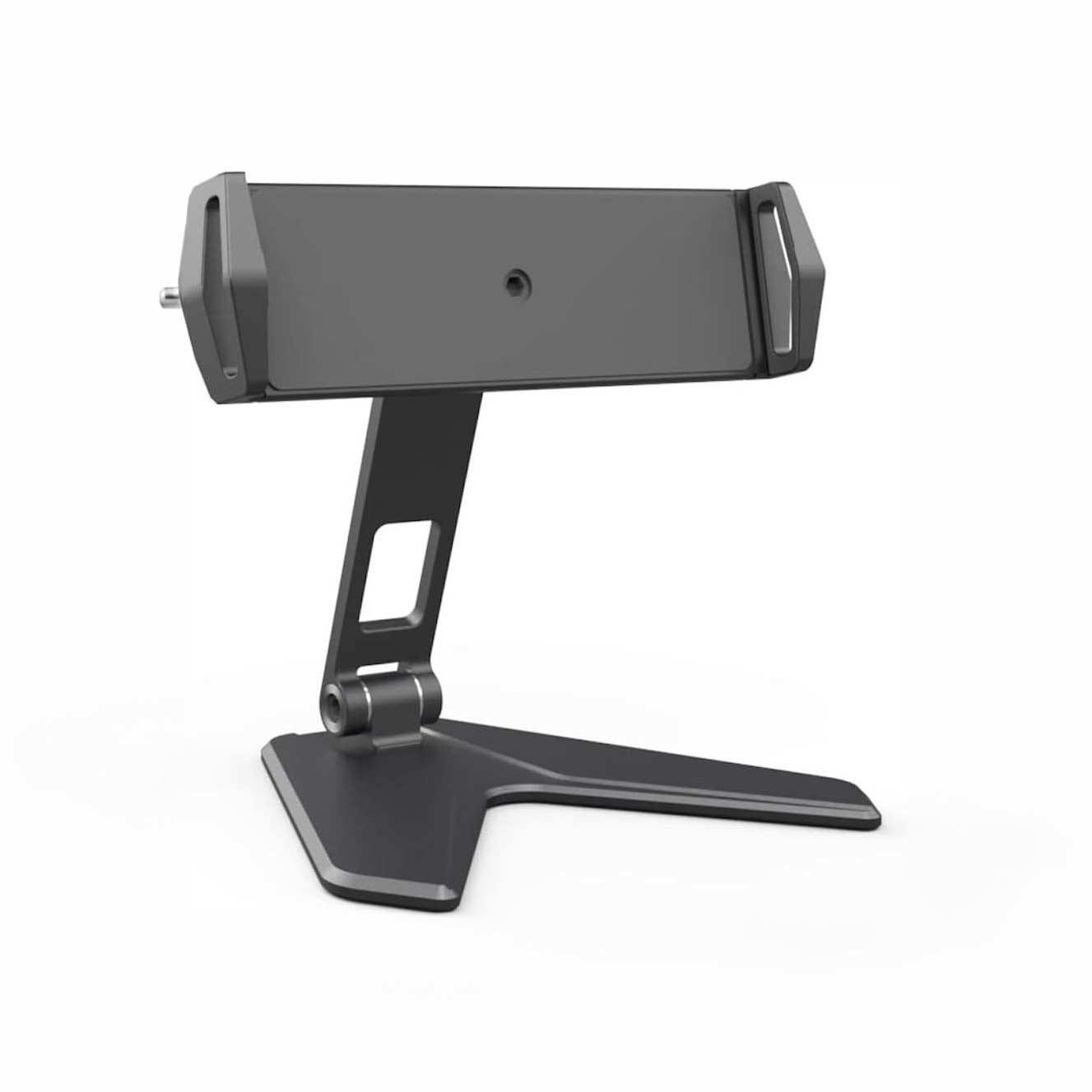 Boneruy Foldable 360 Rotating Adjustable Aluminum Mobile Phone Tablet Stand Holder - Grey - TecHub