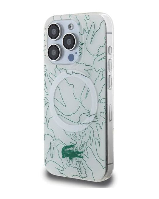 Lacoste MagSafe Hard Case Double Layer for iPhone 15 Pro Max