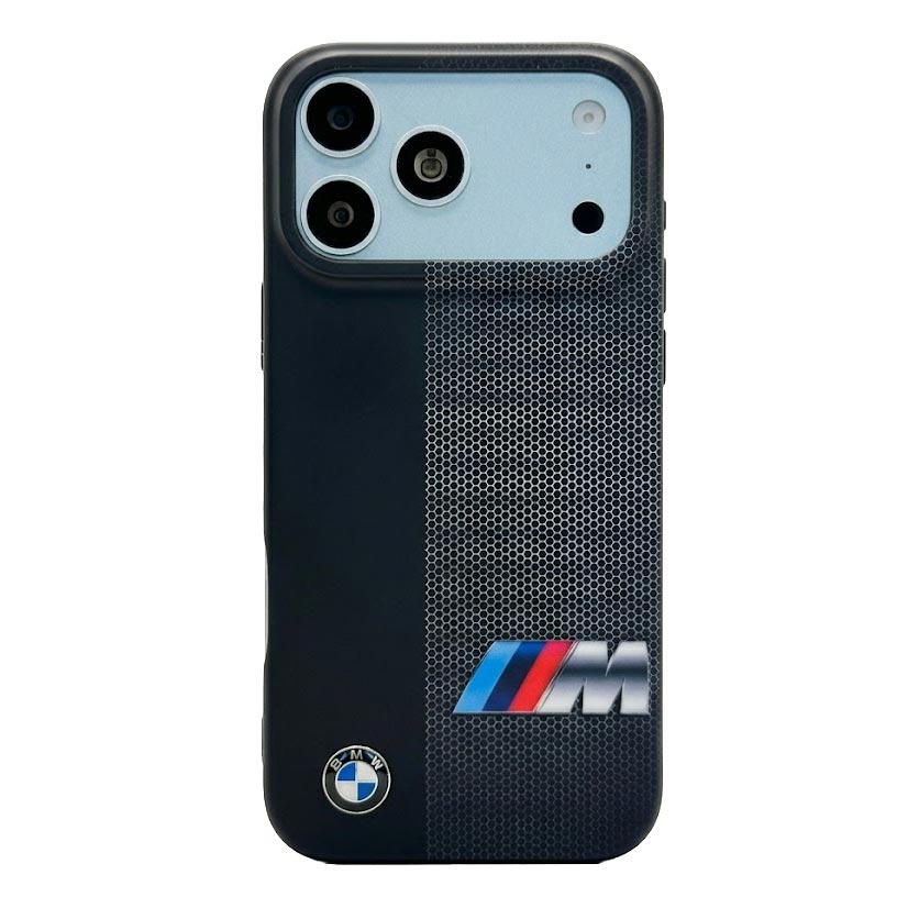 BM/MER Silicone Matte Case with Metal Emblem Shockproof Case for iPhone 17 Pro Max