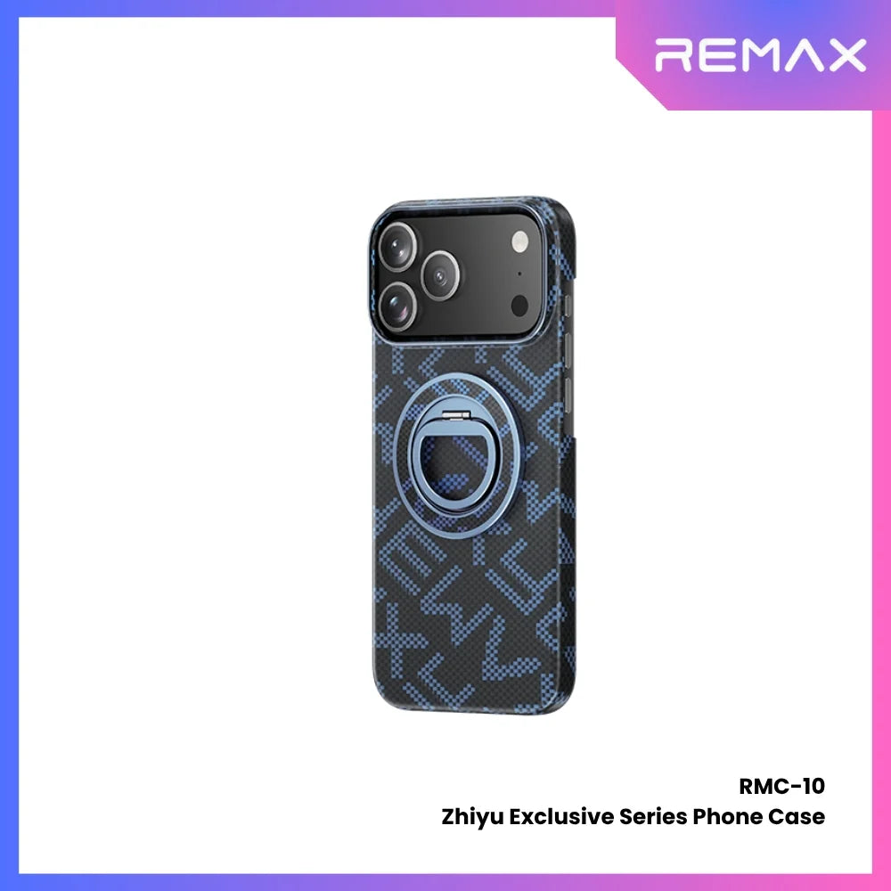 Remax RMC-10 iPhone 17 Pro Max case from TecHub's Zhiyu Exclusive Series, showing a sleek protective phone cover design.