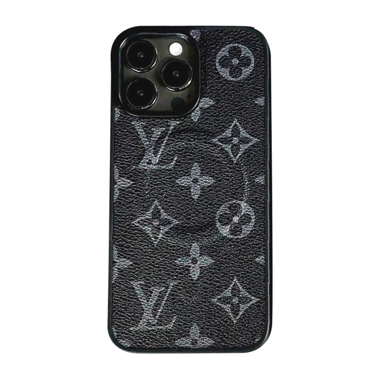LV Leather MagSafe Case for iPhone 15