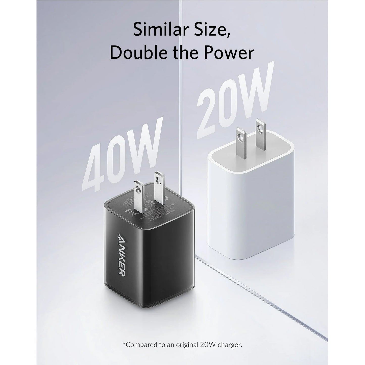 Anker USB C 40W, 521 Charger (Nano Pro), PIQ 3.0 Durable Compact Fast Charger (Not Foldable)