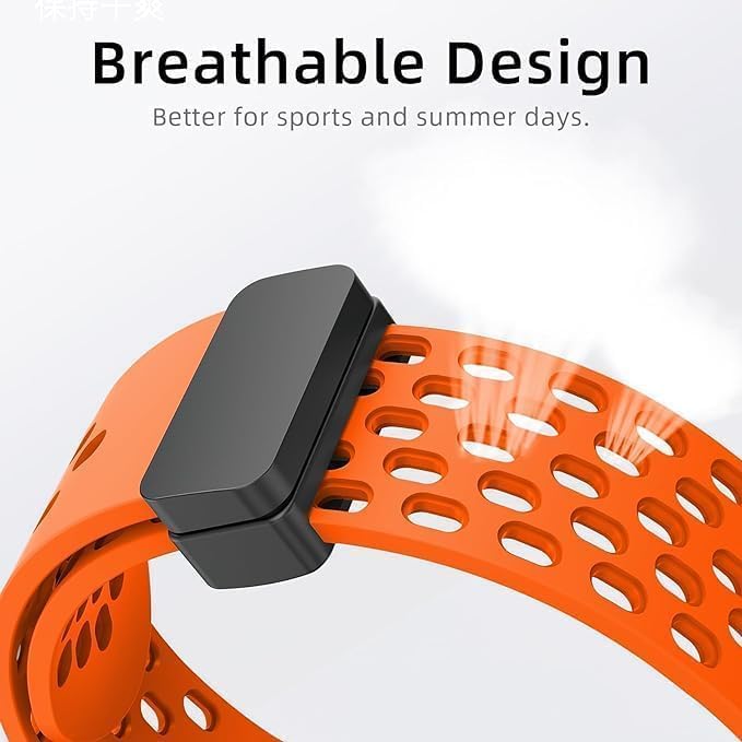 Magnetic Silicone Sport Strap Band for Apple Watch 42/44/45/46/49 mm - Orange