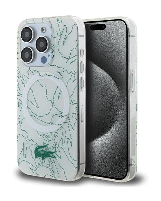 Lacoste MagSafe Hard Case Double Layer for iPhone 15 Pro Max