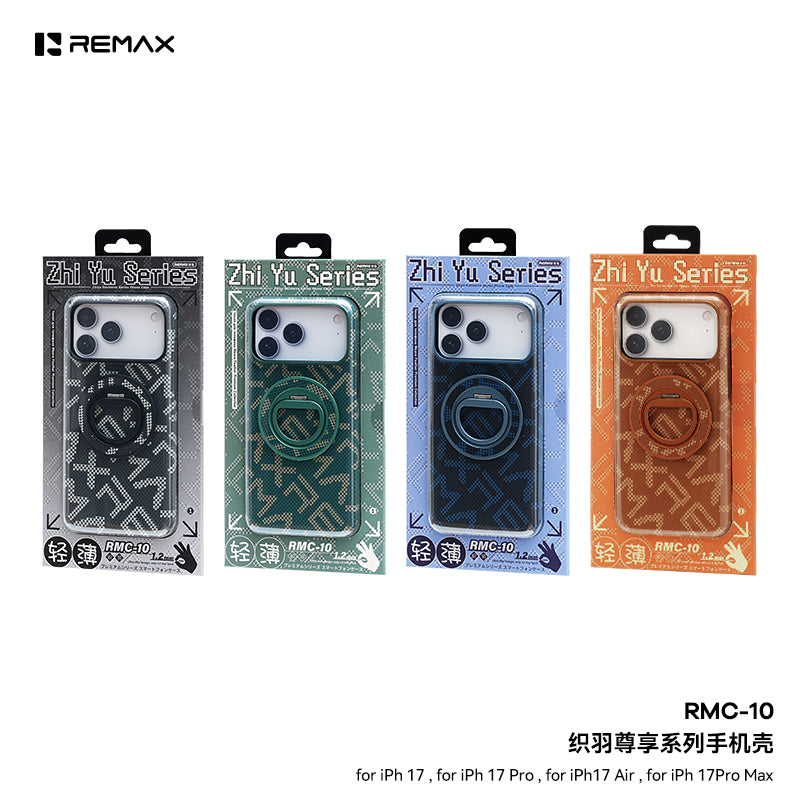 Remax RMC-10 iPhone 17 Pro Max case from TecHub's Zhiyu Exclusive Series, featuring a sleek protective design for the latest iPhone.