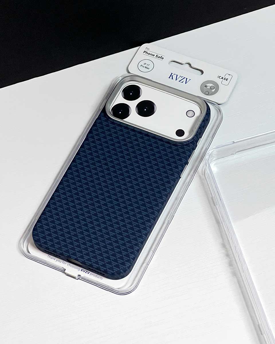 KVZV Triangle Pattern Series MagSafe Case for iPhone 17 Pro