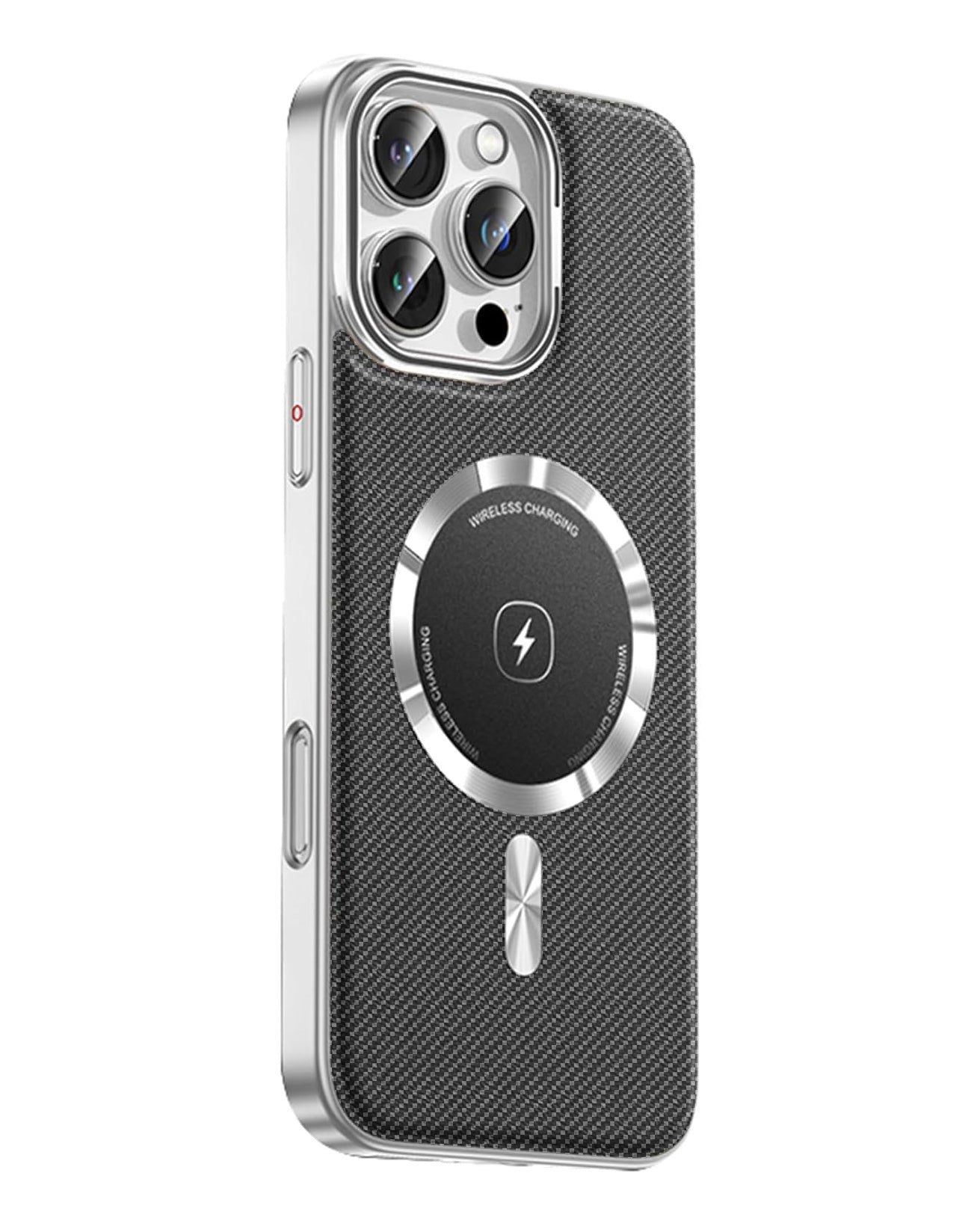 Leather MagSafe Case with Camera Protection Kickstand for iPhone 15 Pro Max