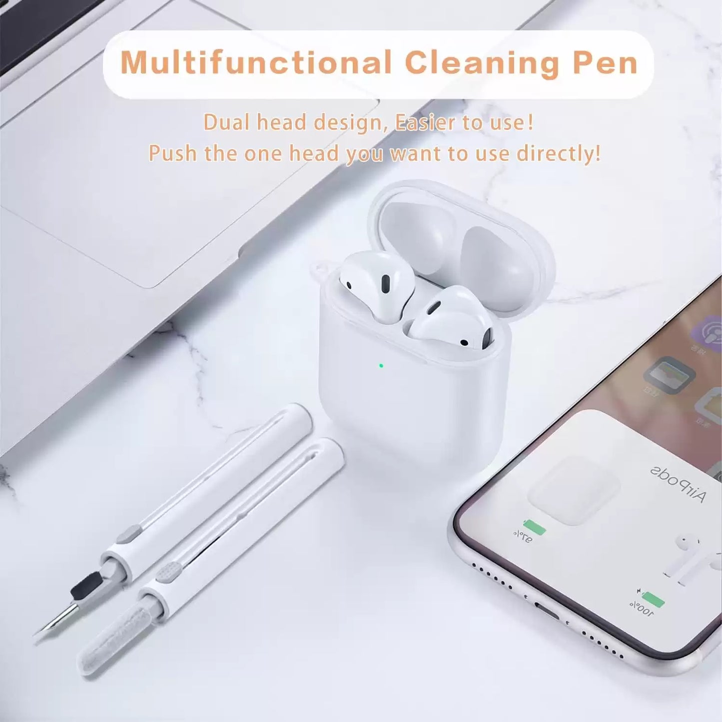 Bluetooth Earbuds Cleaning Pen, Multi-function Cleaning Headphones Kit with Soft Bluetooth earbuds cleaning pen,multi-function cleaning headphones kit with soft Brushrush - TecHub