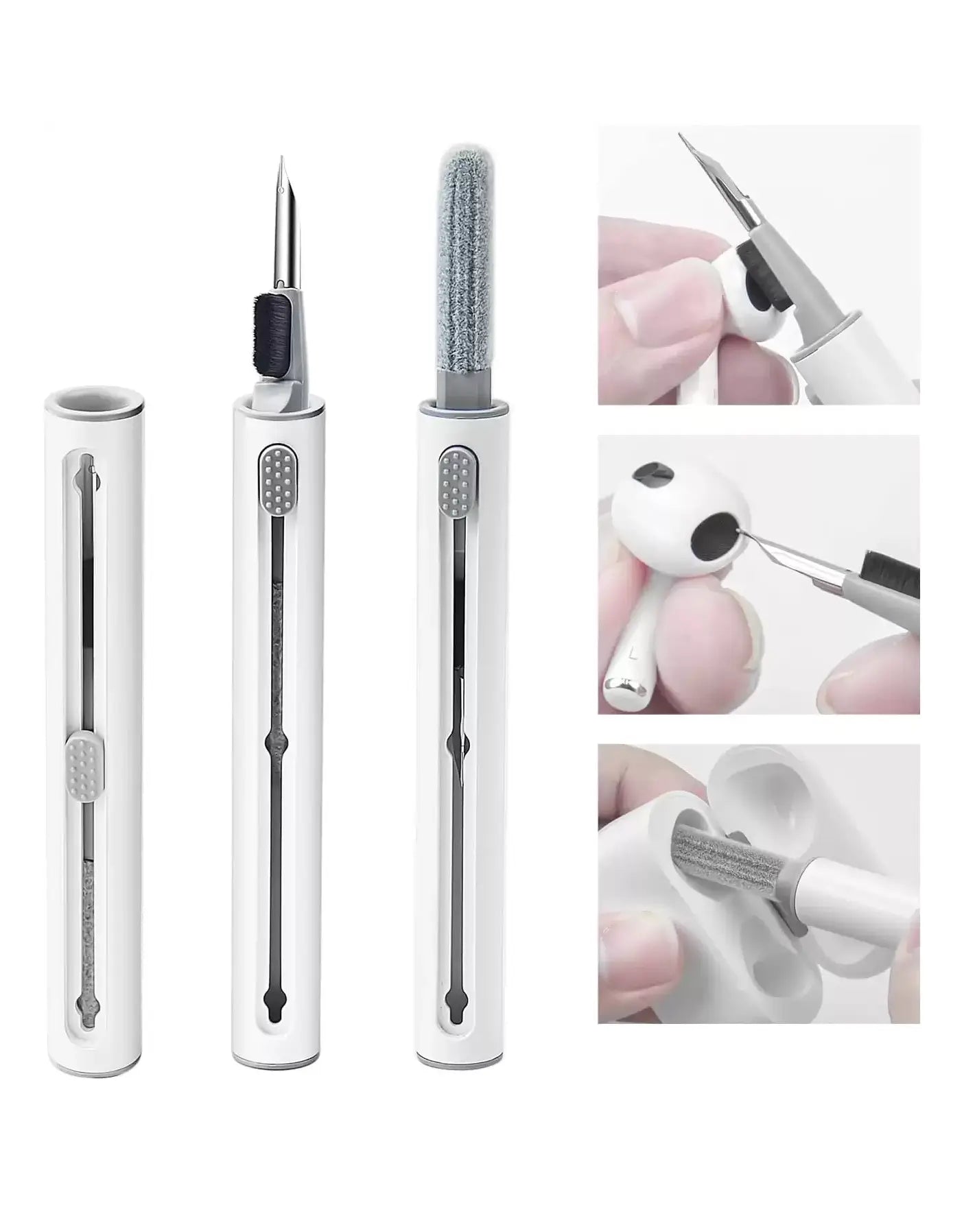 Bluetooth Earbuds Cleaning Pen, Multi-function Cleaning Headphones Kit