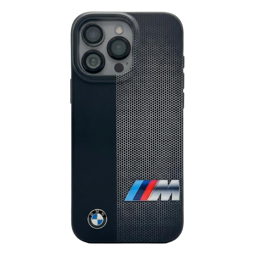 BM/MER Silicone Matte Case with Metal Emblem Shockproof Case for iPhone 16 Pro Max
