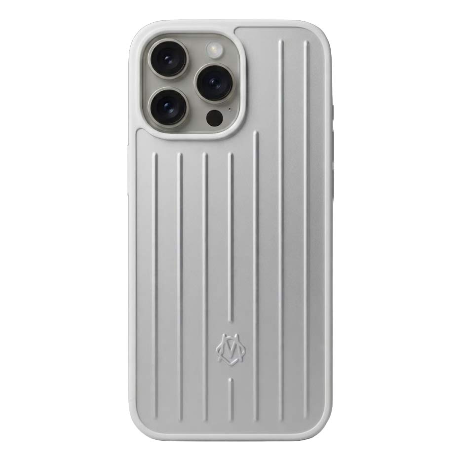 Vertical Striped Luggage Style Full Coverage Case for iPhone 15 Pro Max