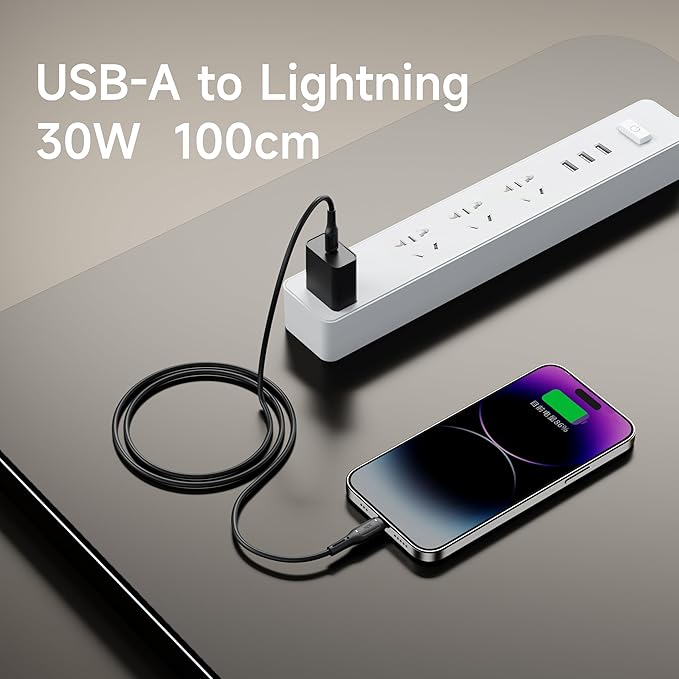 WiWU Wi-C04ЗE Starlink 30W Fast Charging Cable With USB-C to Lightning Cable