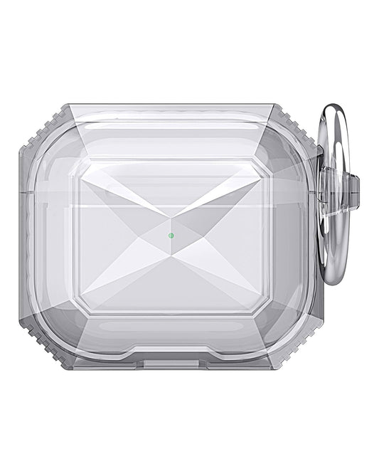 Soft TPU+ Hard PC Airpods 4th Generation Cover Shockproof and Scratch-Resistant 360 Degree Protection - Clear