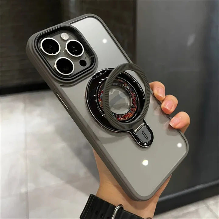 Fashion Magnetic Diamonds Case for iPhone 15 Pro Max