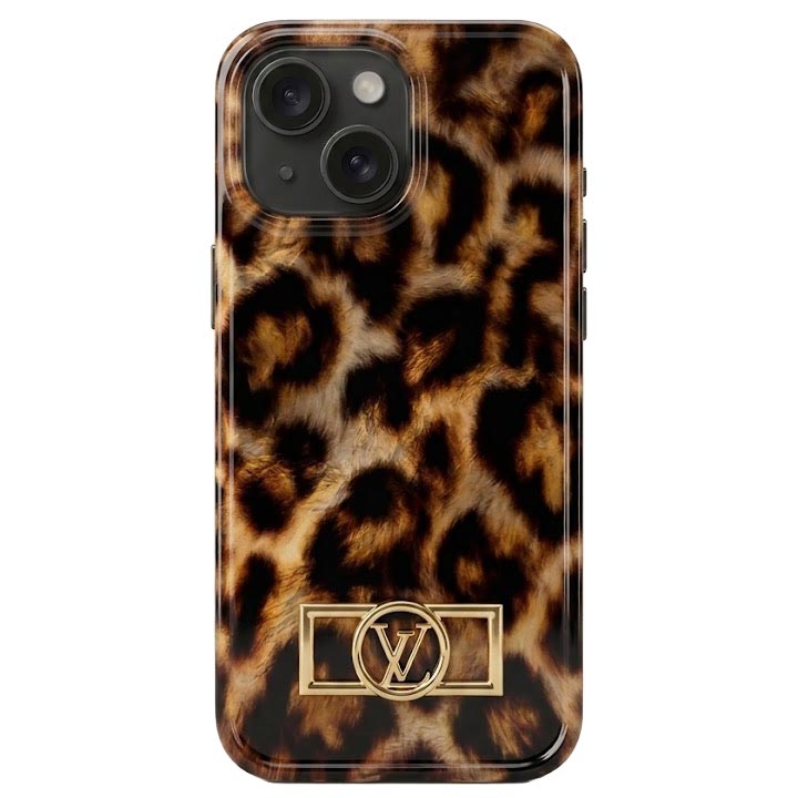 TecHub glossy designer iPhone 14-13 case, premium brand, showcasing a sleek, reflective surface and snug fit for Apple smartphones.