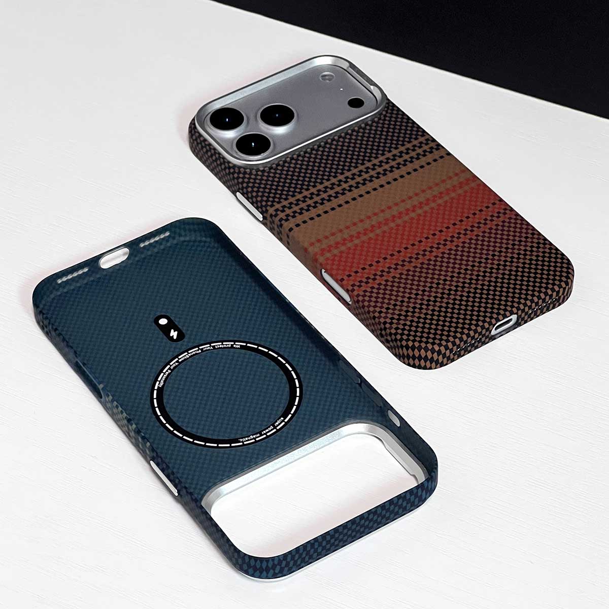 KVZV Woven Color Pattern Series MagSafe Case for iPhone 17 Pro Max