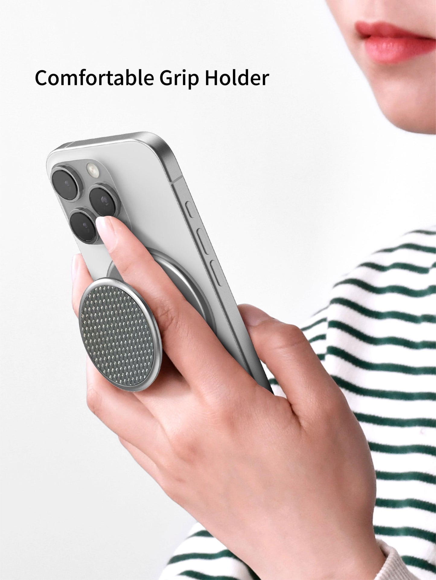 Puloka Carbon Fiber MagSafe Grip Holder