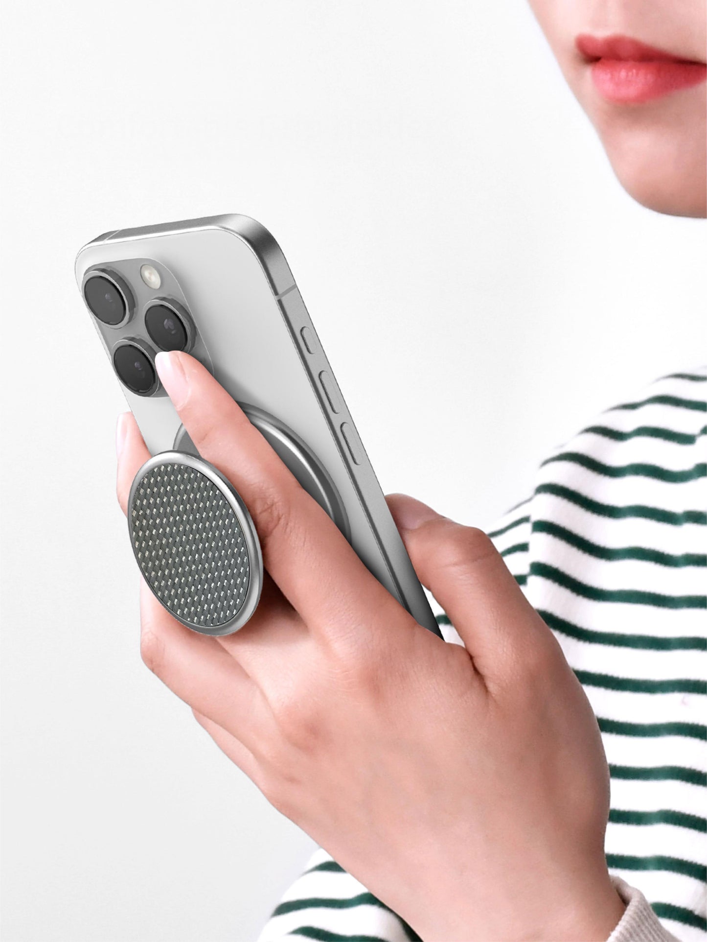 Puloka Carbon Fiber MagSafe Grip Holder