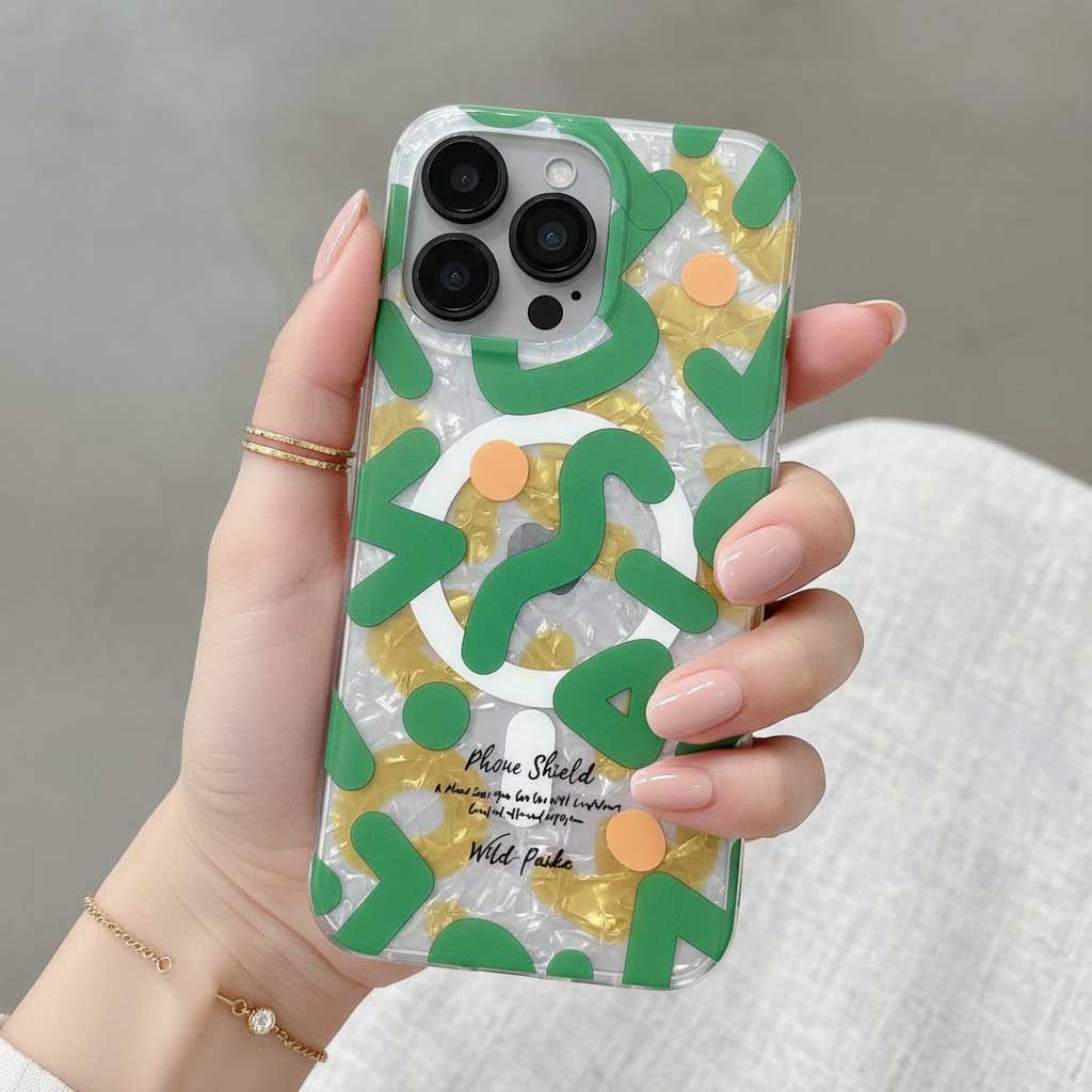 Original Graffiti Ornaments Magsafe Magnetic Case - Green