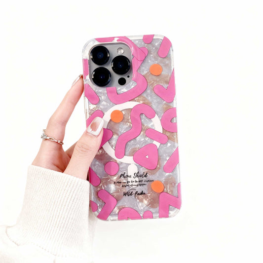 Original Graffiti Ornaments Magsafe Magnetic Case - Pink
