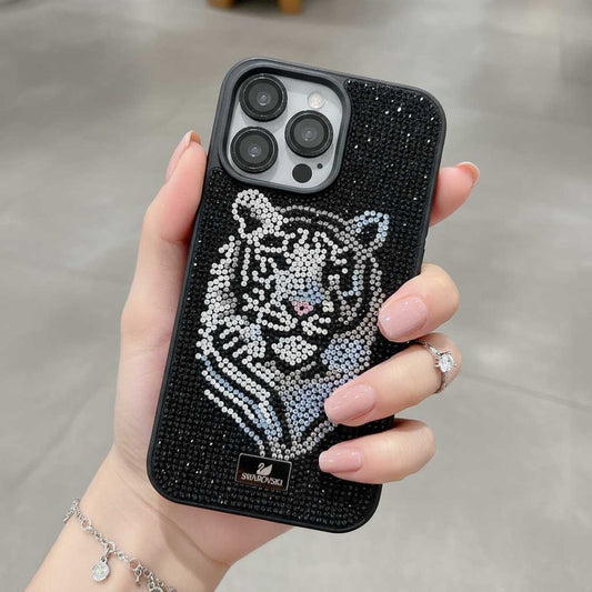 Swarovski Luxury Bling Glitter Diamond Phone Case - Bling Tiger