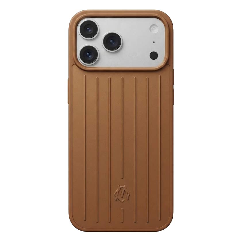 Vertical Striped Luggage Style Full Coverage Case for iPhone 17 Pro Max