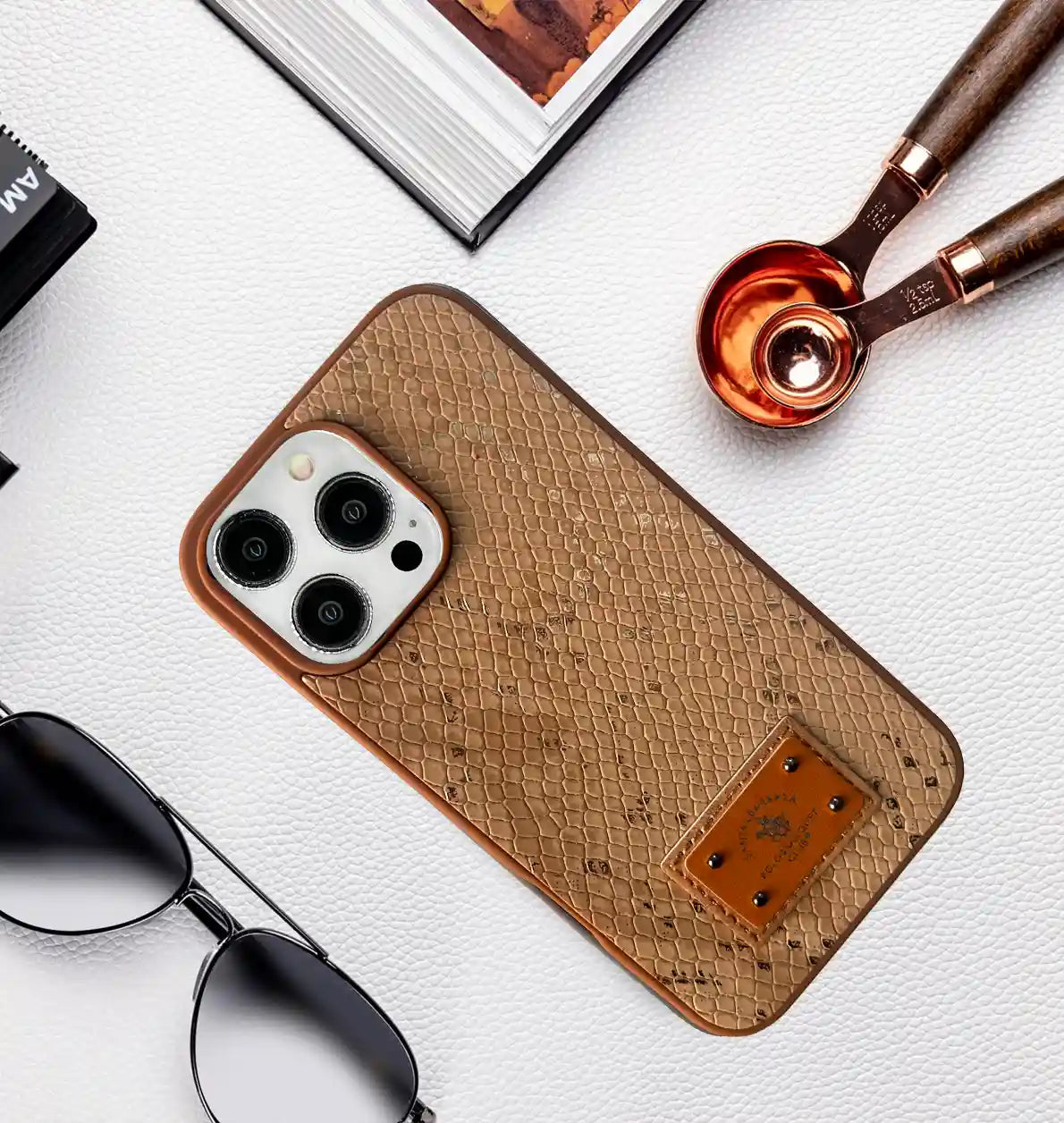 Santa Barbara Polo - Sagar Collection for iPhone - Brown