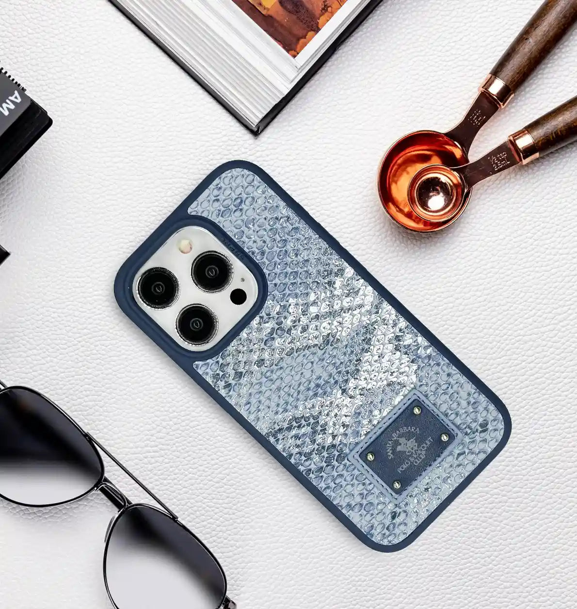 Santa Barbara Polo - Sagar Collection for iPhone 16 Pro Max - Blue