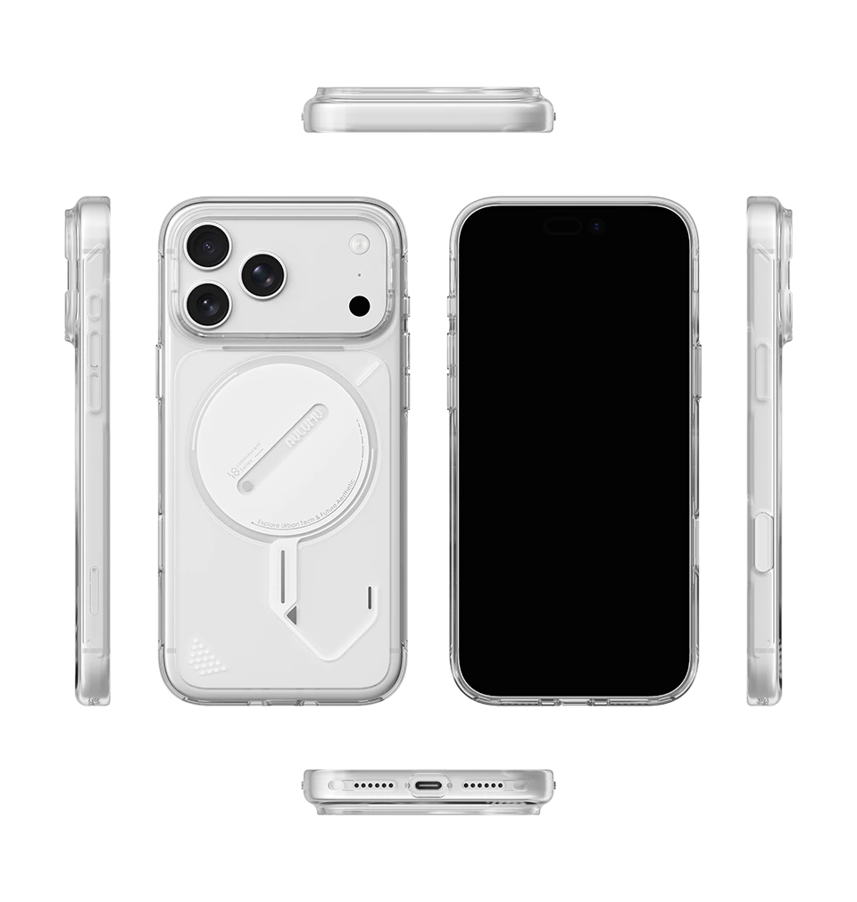 AULUMU A18 Ghost Lumen Transparent Case for iPhone 17/18 Pro Max