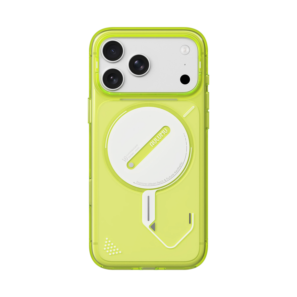 AULUMU A18 Ghost Lumen Transparent Case for iPhone 17/18 Pro Max