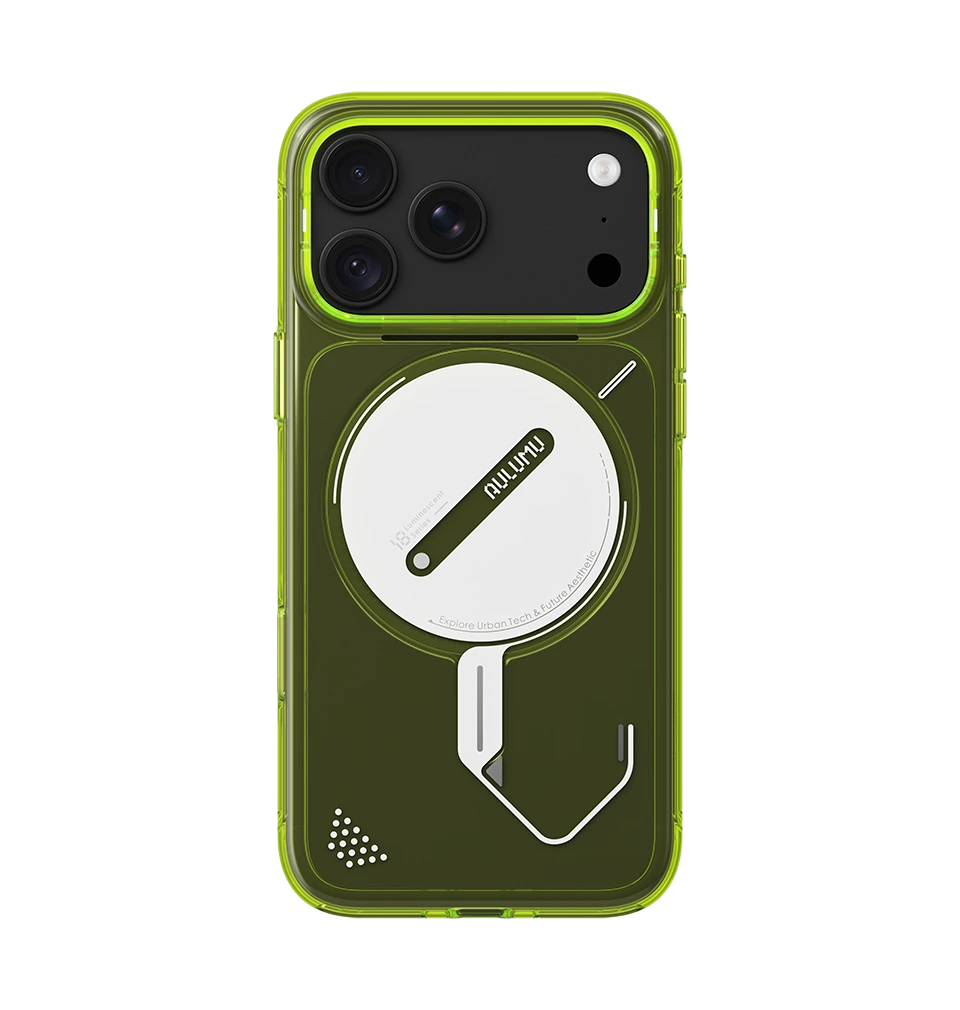 AULUMU A18 Ghost Lumen Transparent Case for iPhone 17/18 Pro Max