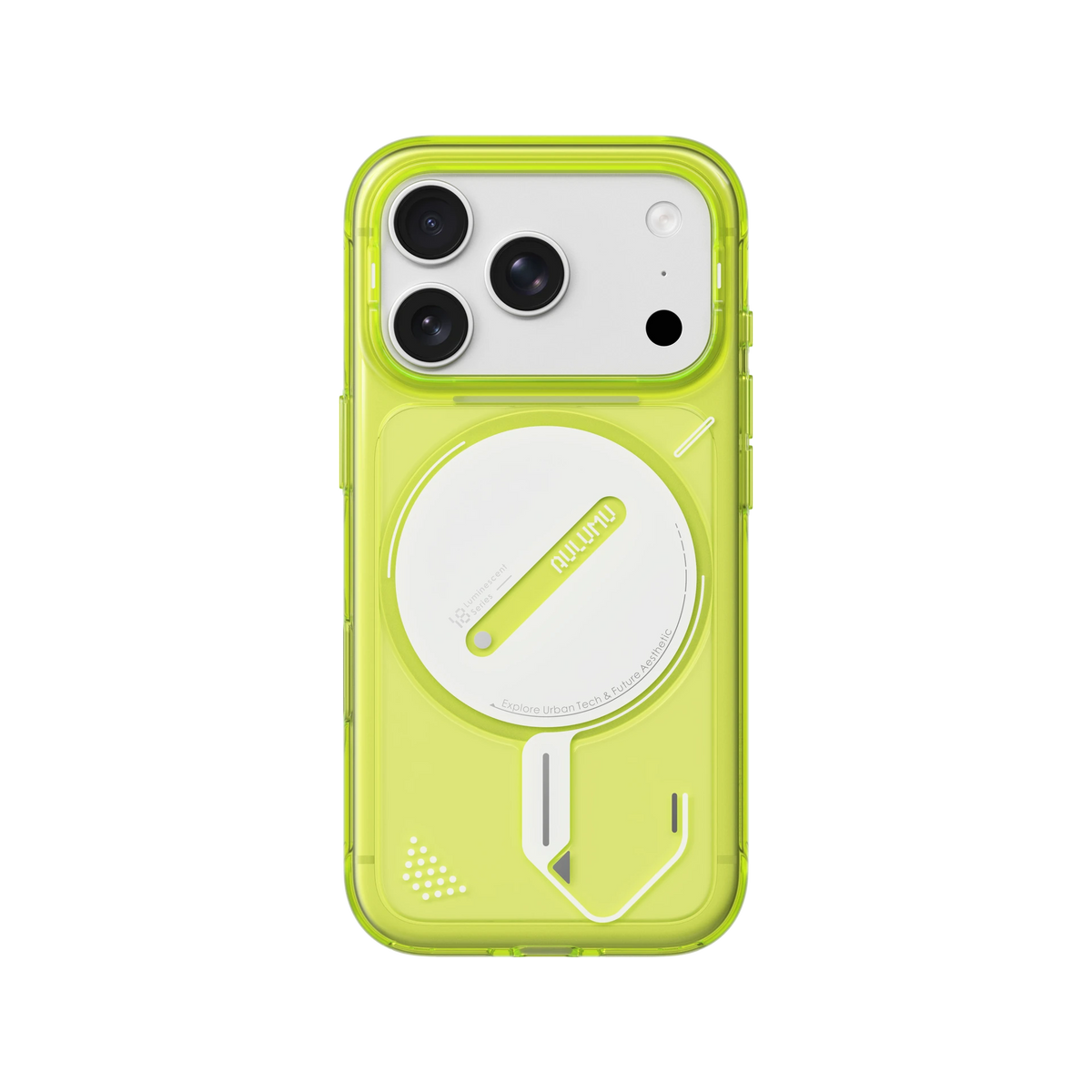 AULUMU A18 Ghost Lumen Transparent Case for iPhone 17/18 Pro Max