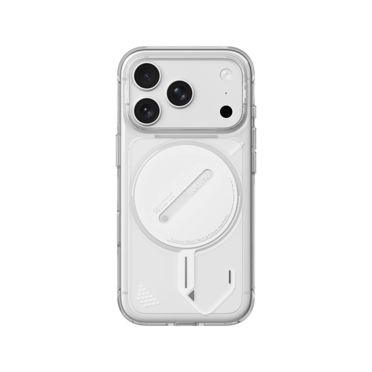 AULUMU A18 Ghost Lumen Transparent Case for iPhone 17/18 Pro Max