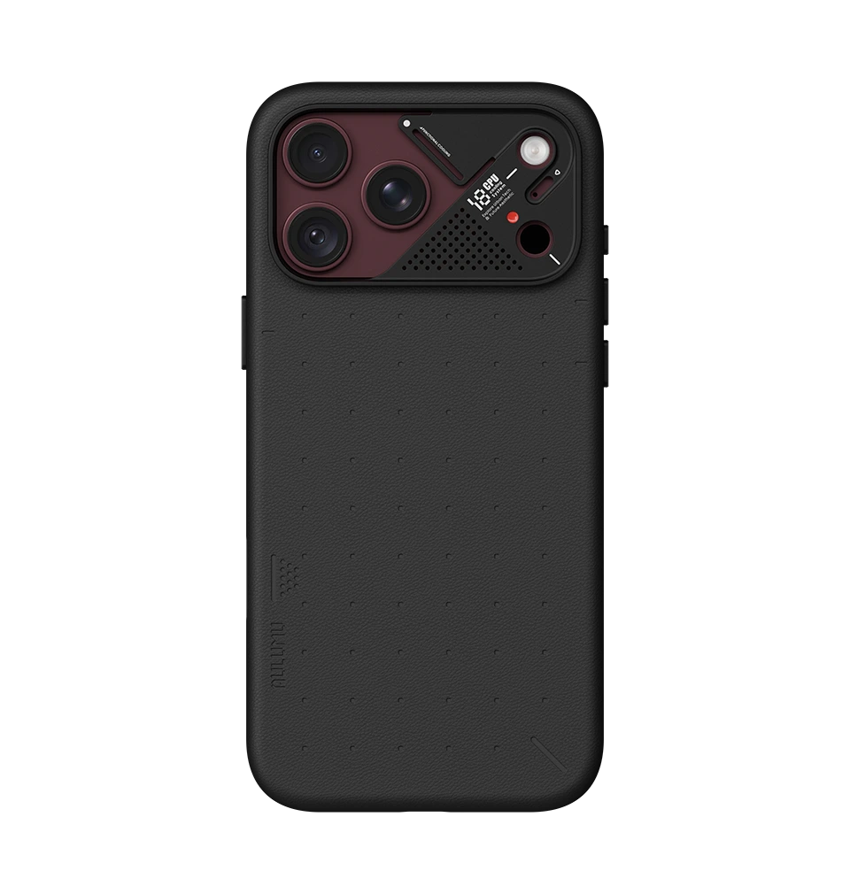 AULUMU A18 Particle Vegan Leather Case for iPhone 17/18 Pro Max