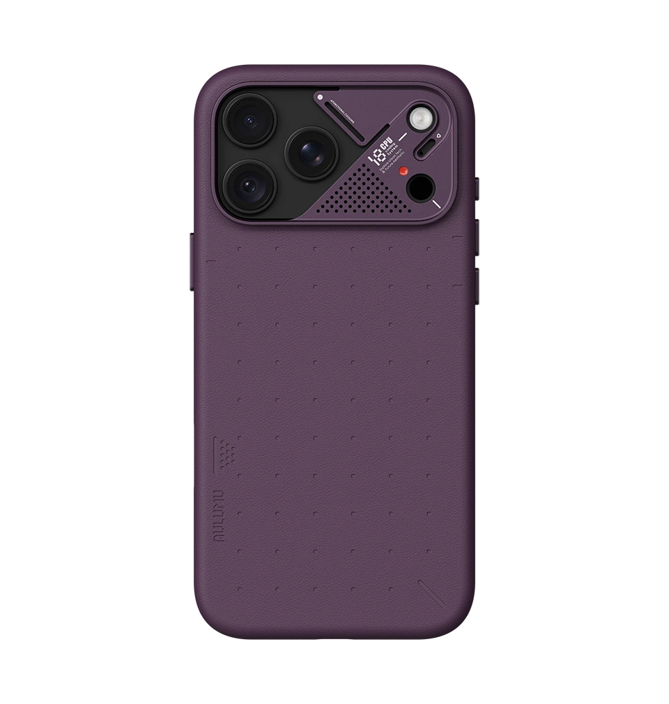 AULUMU A18 Particle Vegan Leather Case for iPhone 17/18 Pro Max