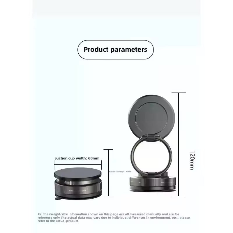 Magsafe Holder Suction Cup Phone Mount Adjustable Swivel Lock, for Your Car/Gym/Mirror