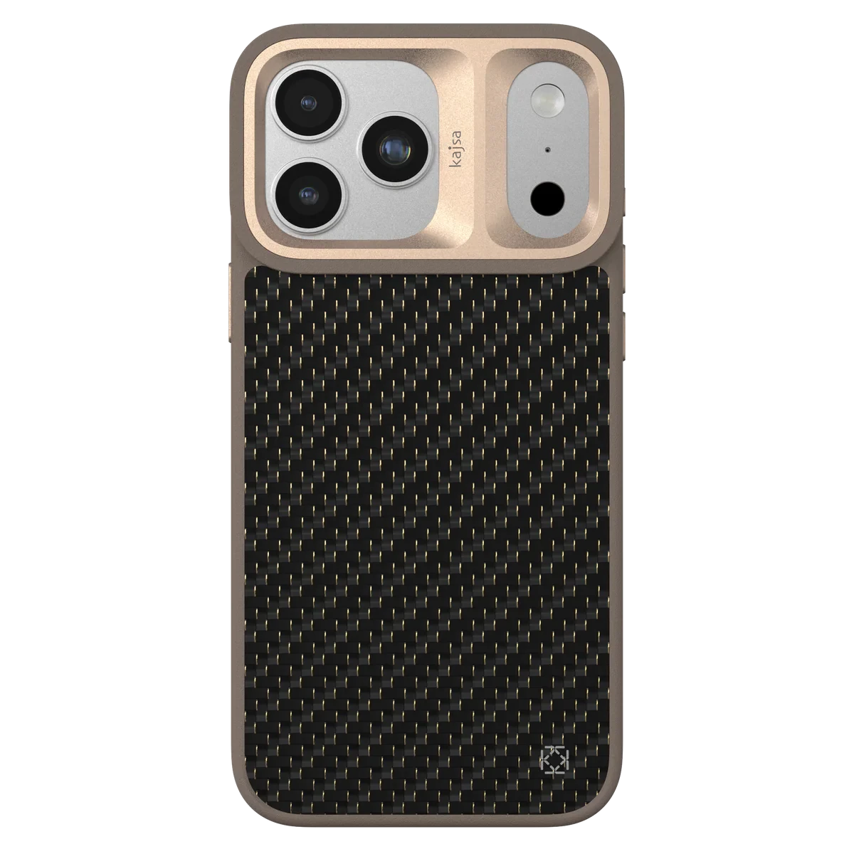 Kajsa Svelte Collection - Real Carbon Fibre Back Case for iPhone 17 Pro Max (MagSafe Compatible)