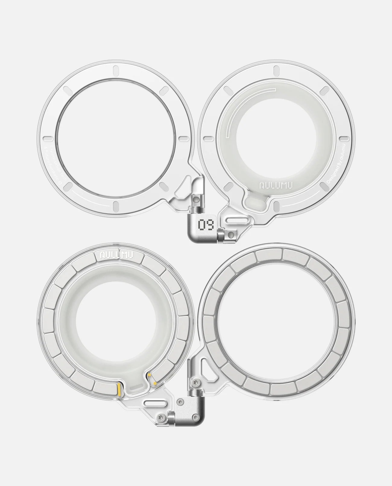 AULUMU G09 Ghost Transparent Infinite 360° Magnetic Stand