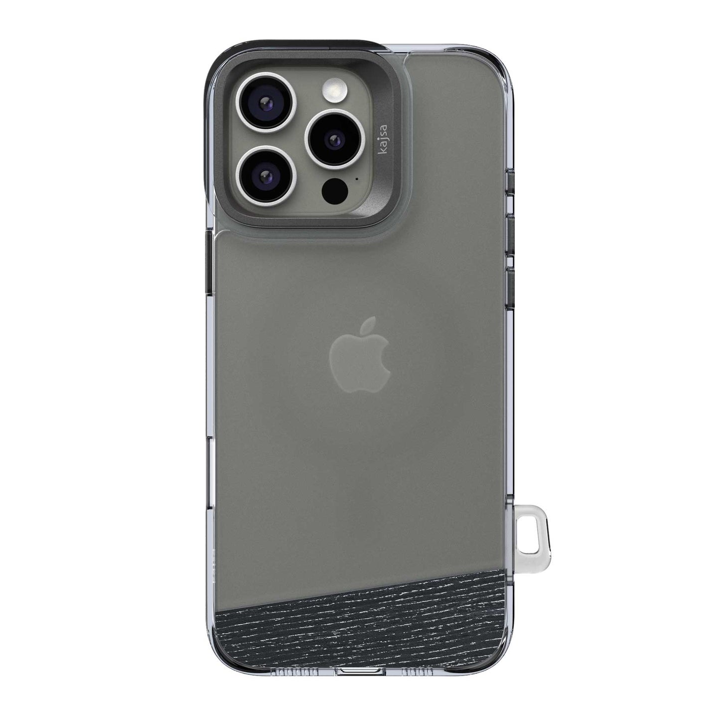 Kajsa Trans-Shield Collection - Lumber Back Case for iPhone 15 Pro Max