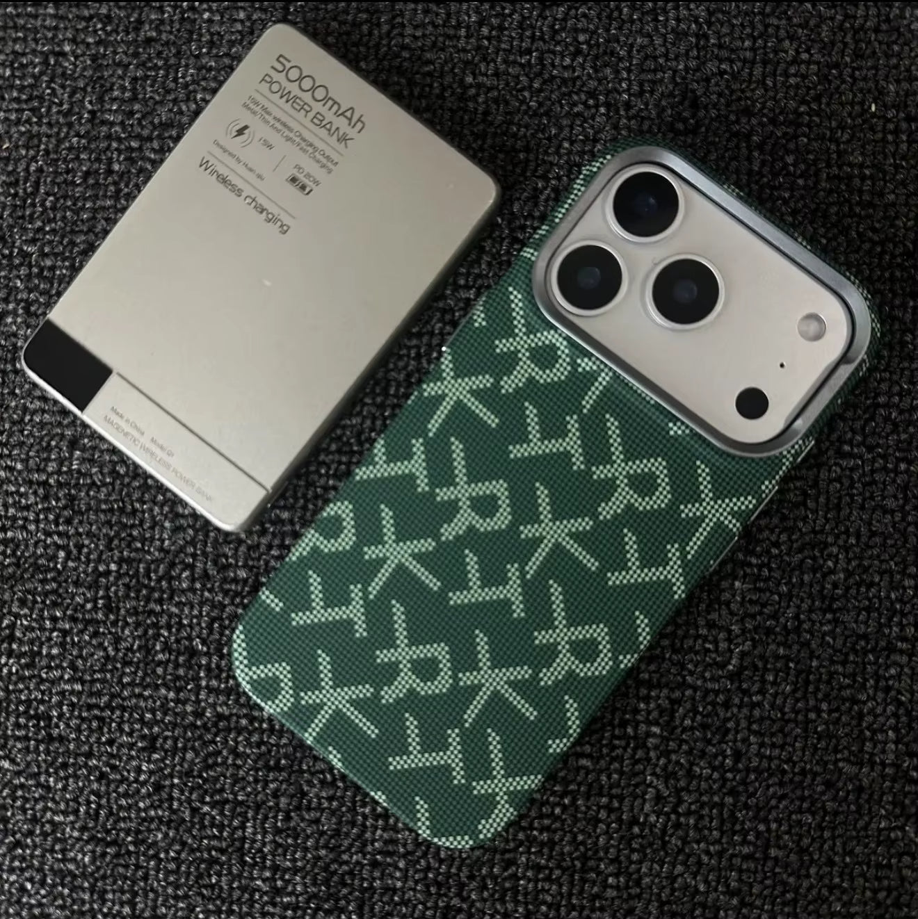 FreeKnite Fiber Texture Slim Matte Hard PC for iPhone 17 Pro Max